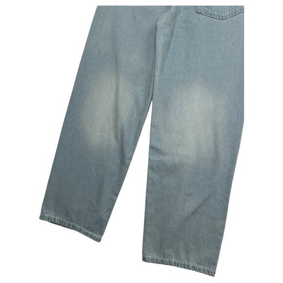 Vans Baggy Jeans Womens 26 Blue Light Wash Sirelle High Rise Hippie Skater Boho - Picture 8 of 15